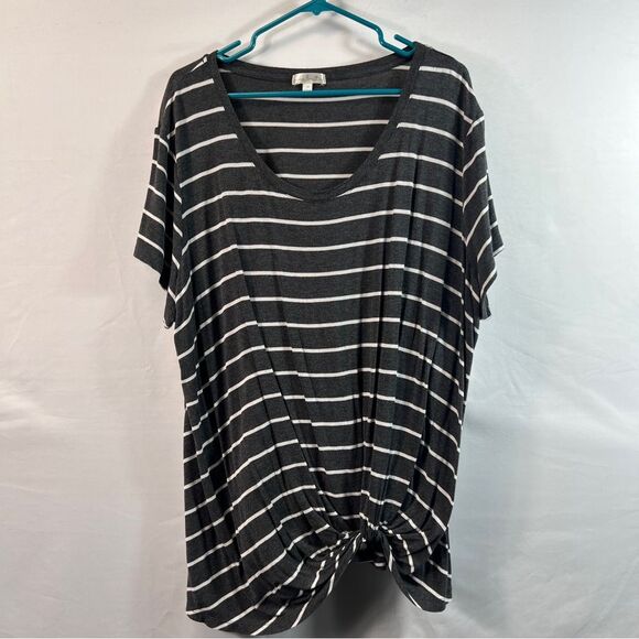 Nine Britton Women's Striped Black and White Blouse 0638 - Picture 1 of 10